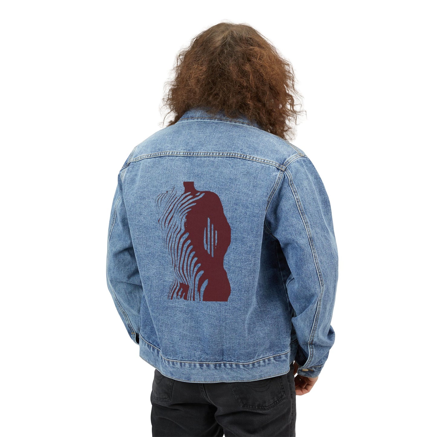 “Red Muse” Denim Jacket